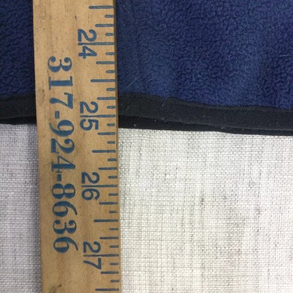 Timberland Jacket Mens Large Navy Fleece Long Sleeve Squall Pocket Full Zipper - Picture 6 of 8